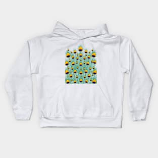 PEACOCK Feathers Kids Hoodie